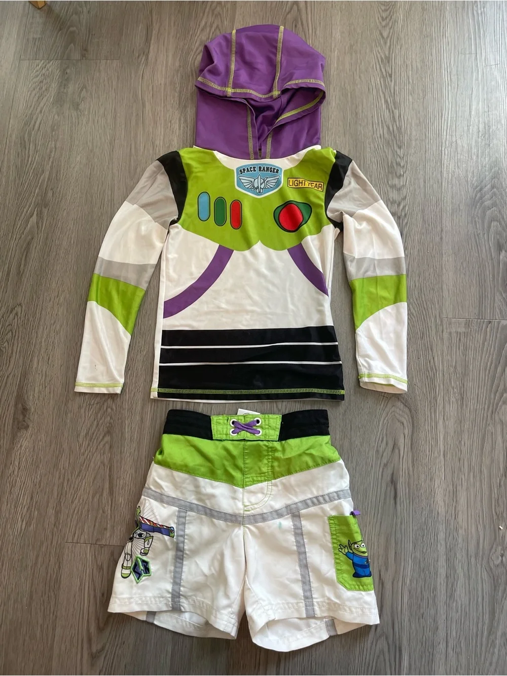 The Disney store buzz lightyear swim set